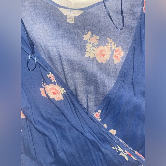 Blue Floral Dress - Picture 2 of 6
